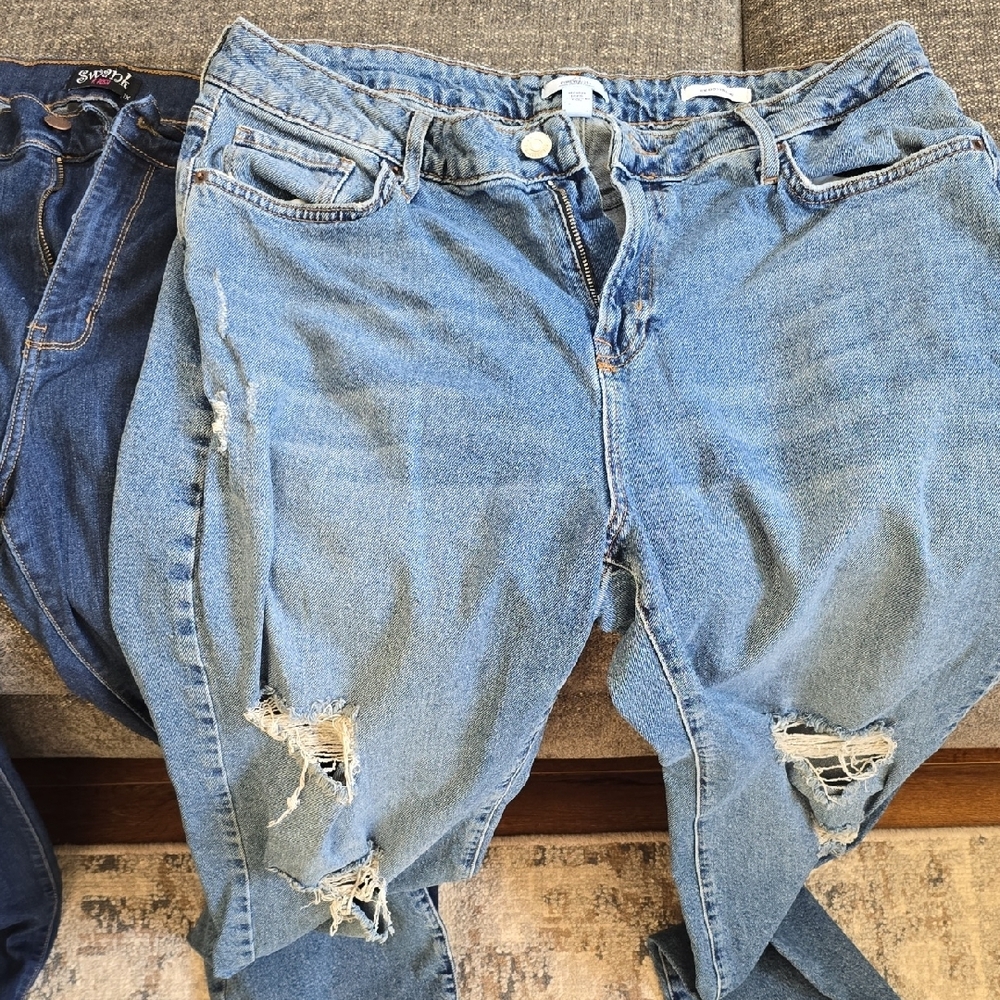SWANK Light Blue Denim Jeans - Picture 5 of 8
